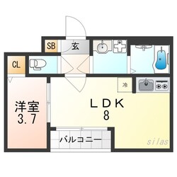 H-maison大正Ⅲの物件間取画像